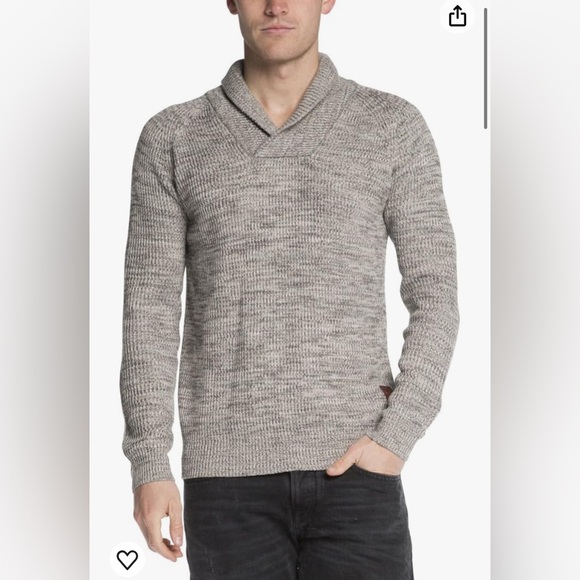 Scotch & Soda Men's Shawl-Collar Sweater with Side Zipper NWT Size Large - Picture 1 of 11